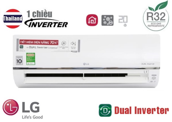 Điều hòa LG 1 chiều inverter 18000BTU V18API1