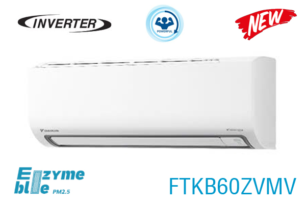 Điều hòa Daikin inverter 21000 BTU 1 chiều FTKB60ZVMV/RKB60ZVMV